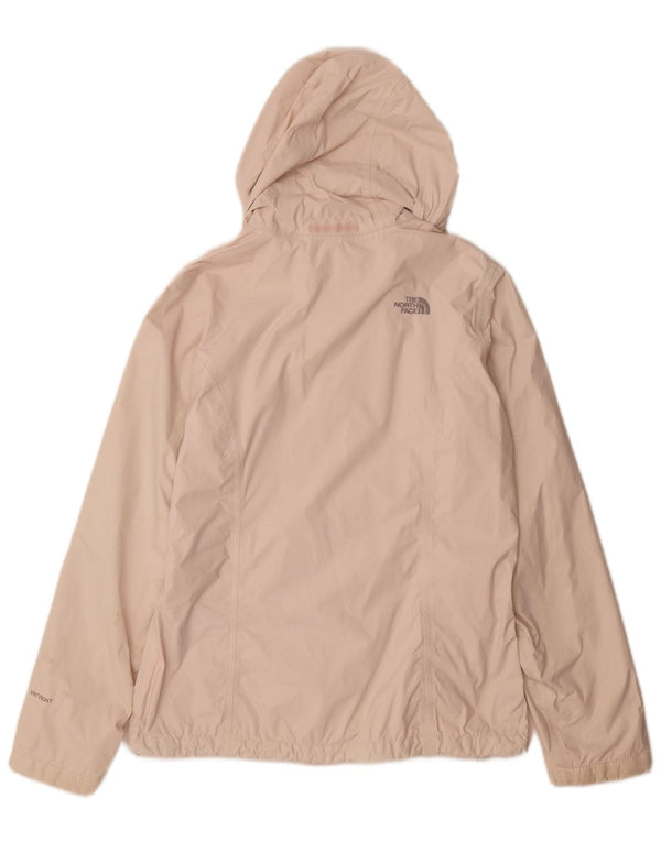 The North Face Regnjakke med hætte til kvinder UK 14 Medium Pink Polyester