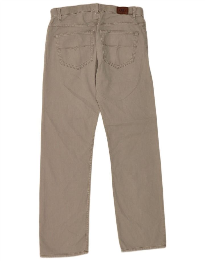 Marks & Spencer Herre Blue Harbor Straight Jeans W34 L33 Grå Bomuld