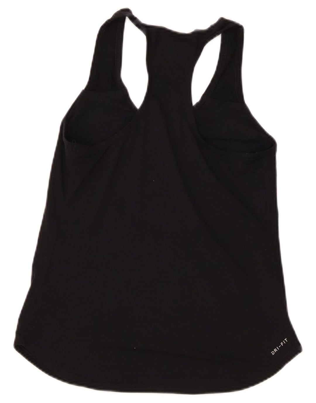 Nike Dame Dri Fit Vest Top UK 8 Lille Sort