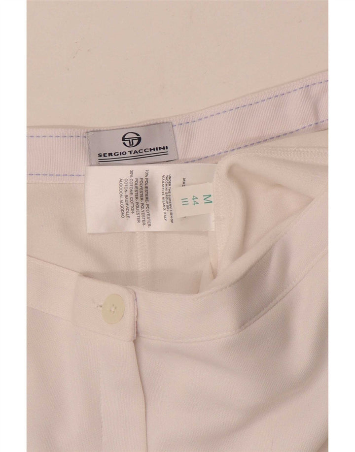 Sergio Tacchini Shorts til kvinder Medium W30 Hvid polyester