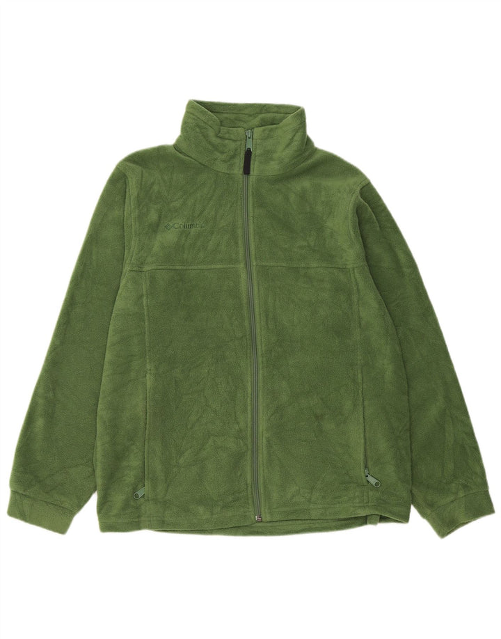 Columbia Girls Fleecejakke 14-15 År Grøn Polyester