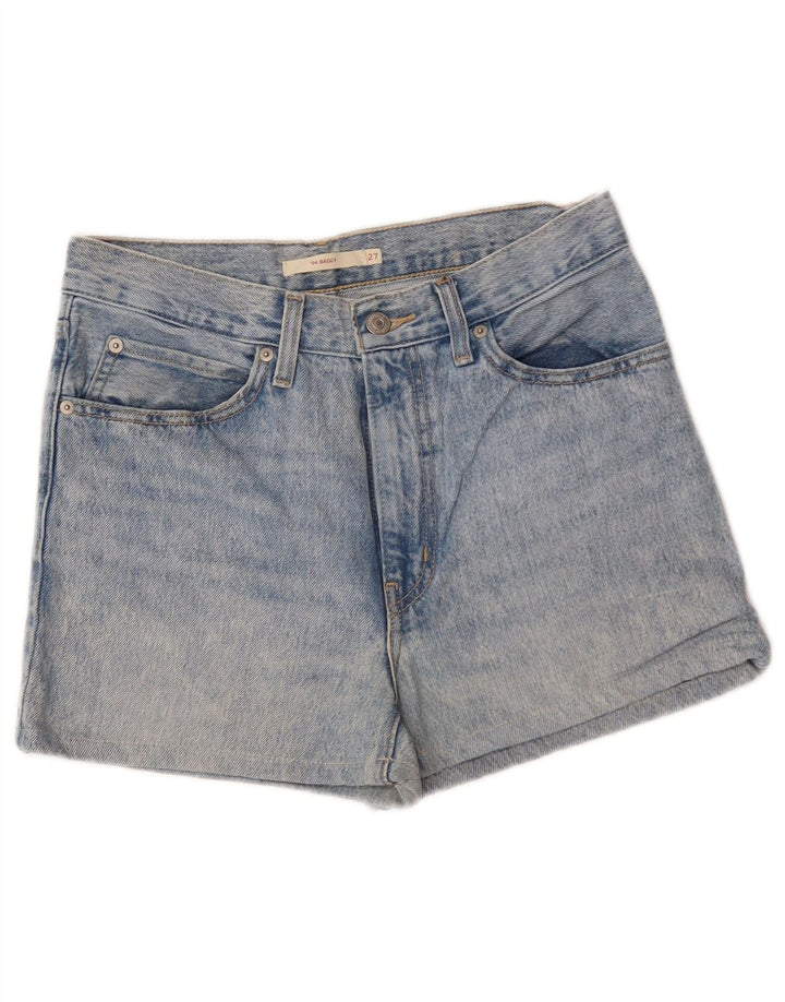 LEVI'S Baggy denimshorts til kvinder W27 Små blå bomuld
