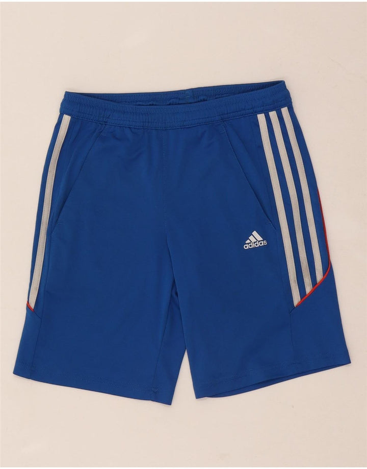 Adidas Boys Climalite Sportshorts 9-10 år Blå polyester