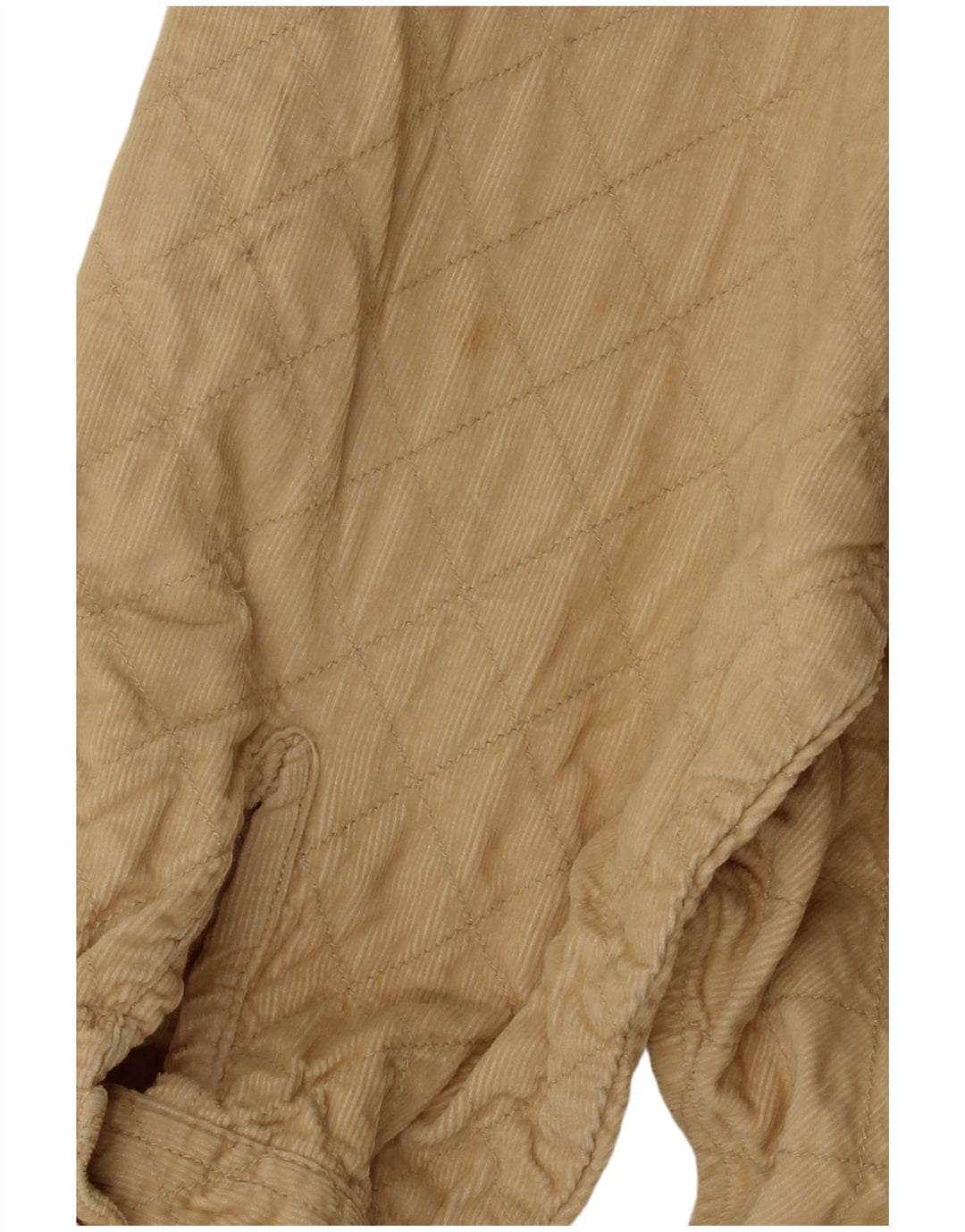 EDDIE BAUER Dame Oversized Corduroy Skjorte UK 16 Stor Beige Bomuld