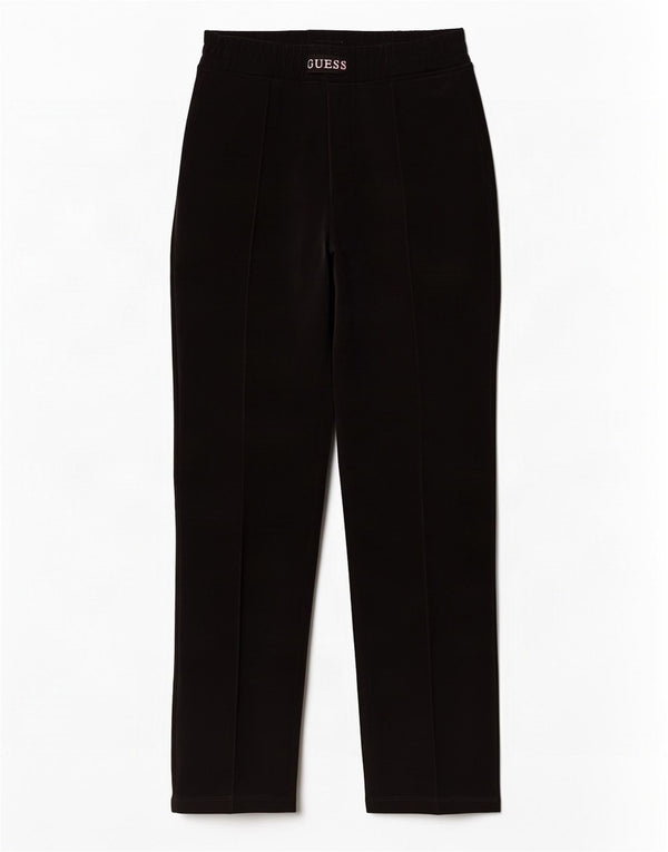 Guess Womens Velour Træningsdragt Bukser UK 10 Small Black Polyester