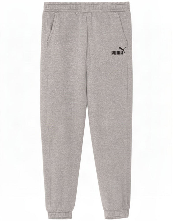 Puma Girls Tracksuit Trousers Joggers 15-16 Years Grey Flecked Cotton