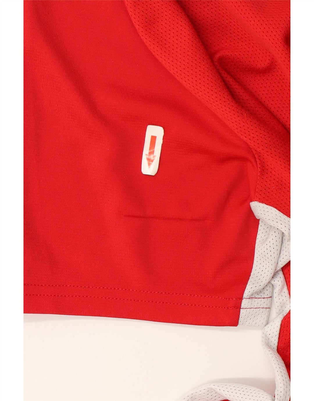 Nike Herre Dri Fit T-shirt Top Medium Rød Colourblock Polyester