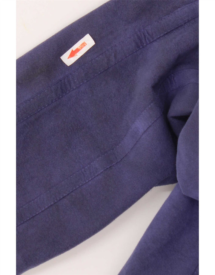 Cojana Dame imiteret ruskind Overfrakke UK 12 Medium Lilla Polyester
