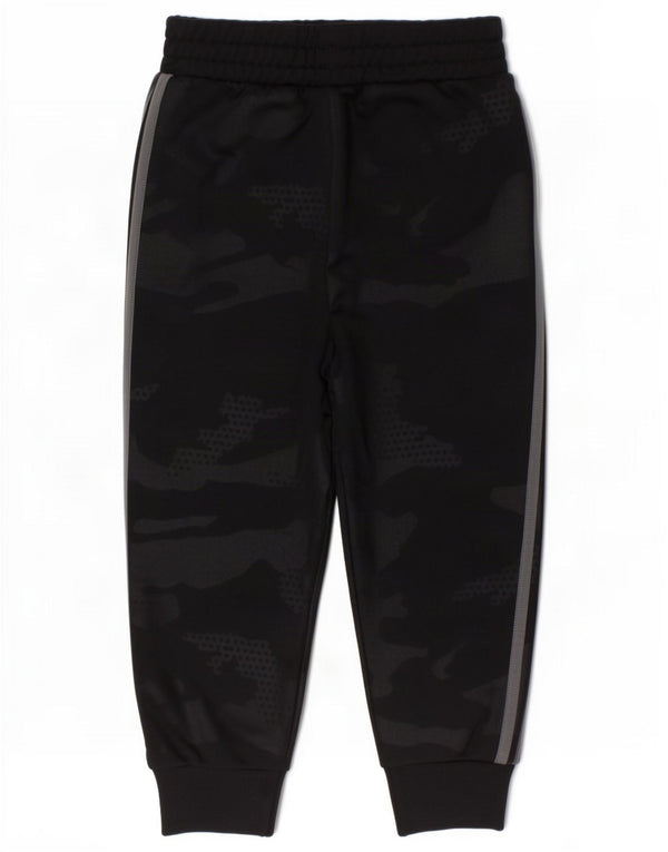 Adidas Drenge Træningsdragt Bukser Joggers 2-3 År Sort Camouflage Polyester