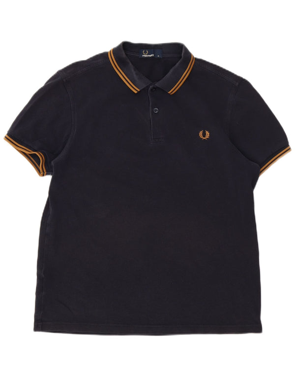 Fred Perry Herre poloshirt Medium marineblå bomuld