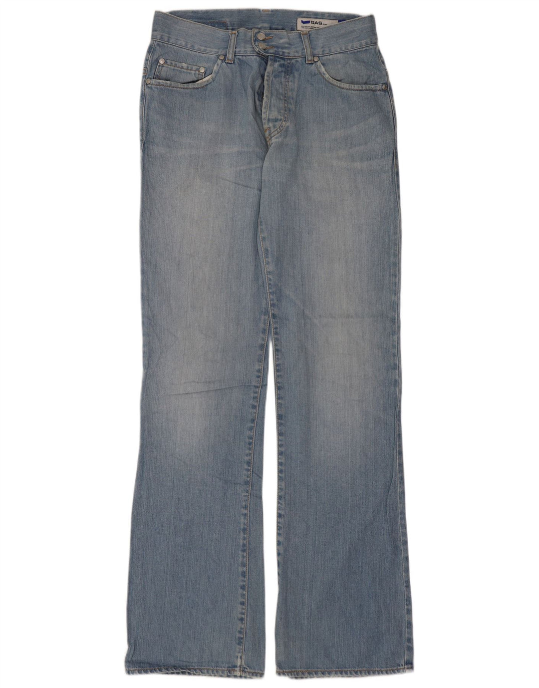 Gas Herre Bootcut Jeans W30 L34 Blå Bomuld