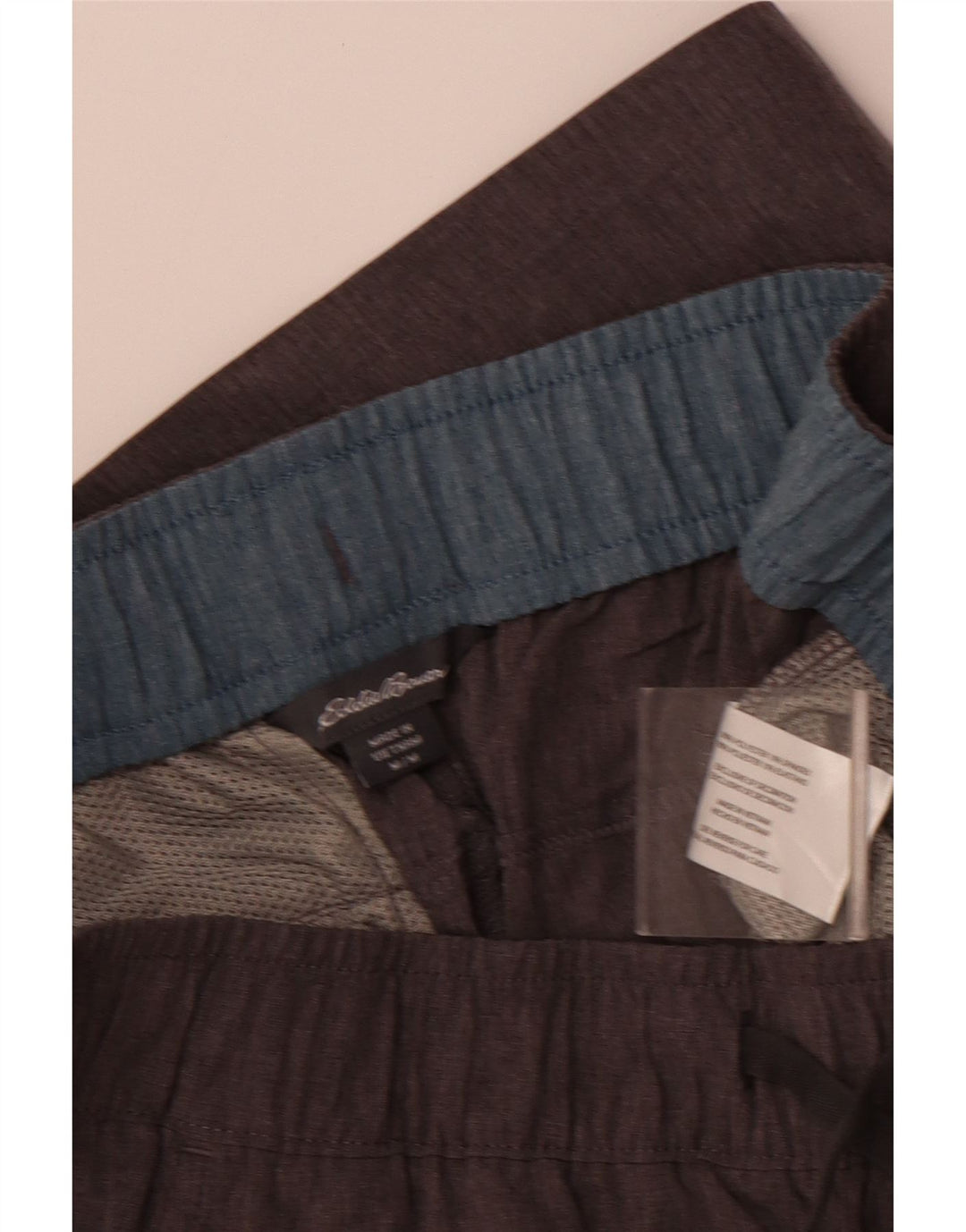 EDDIE BAUER Sportshorts til mænd mellemgrå polyester
