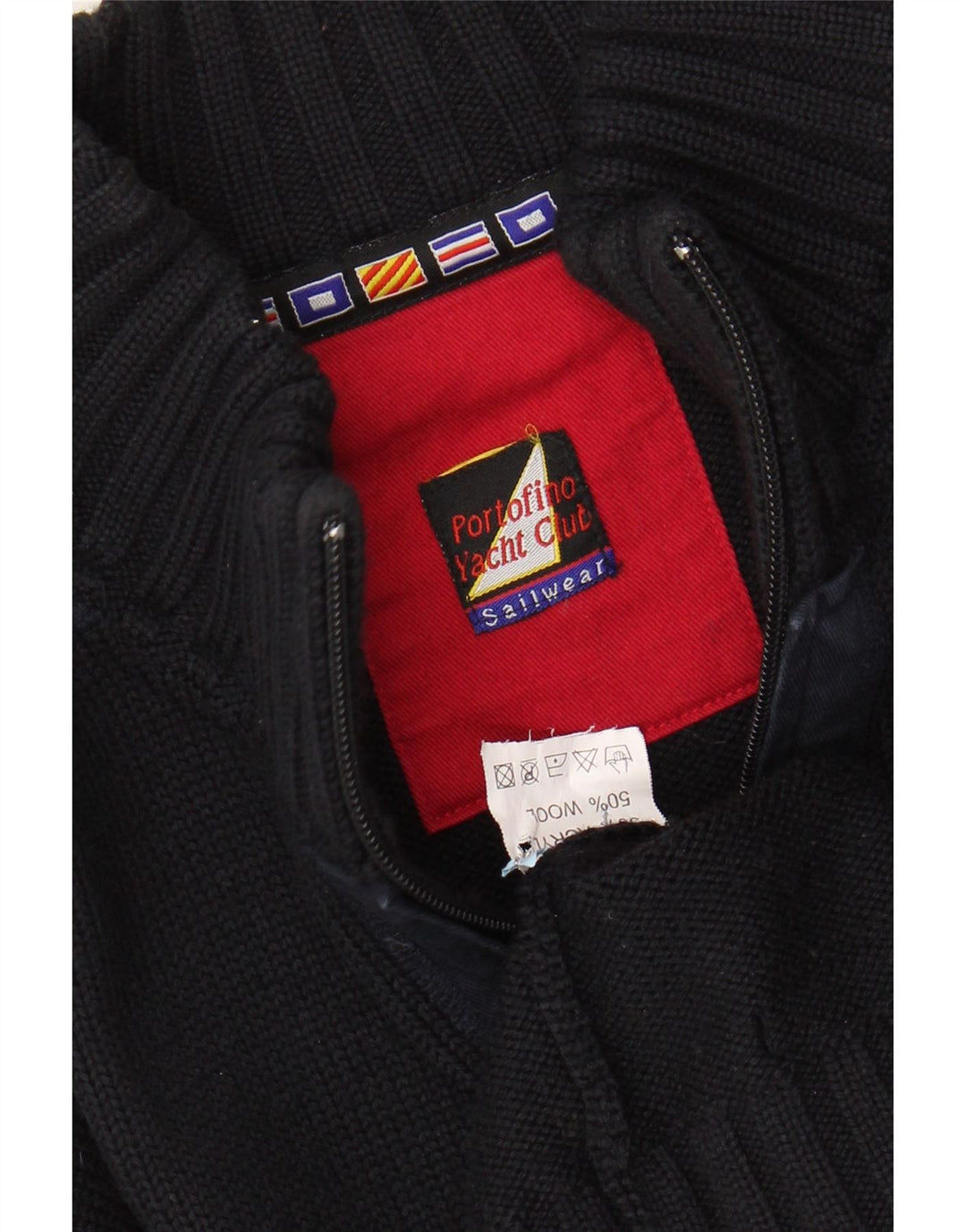 PORTOFINO Dame Cardigan Sweater UK 16 Large Black Wool