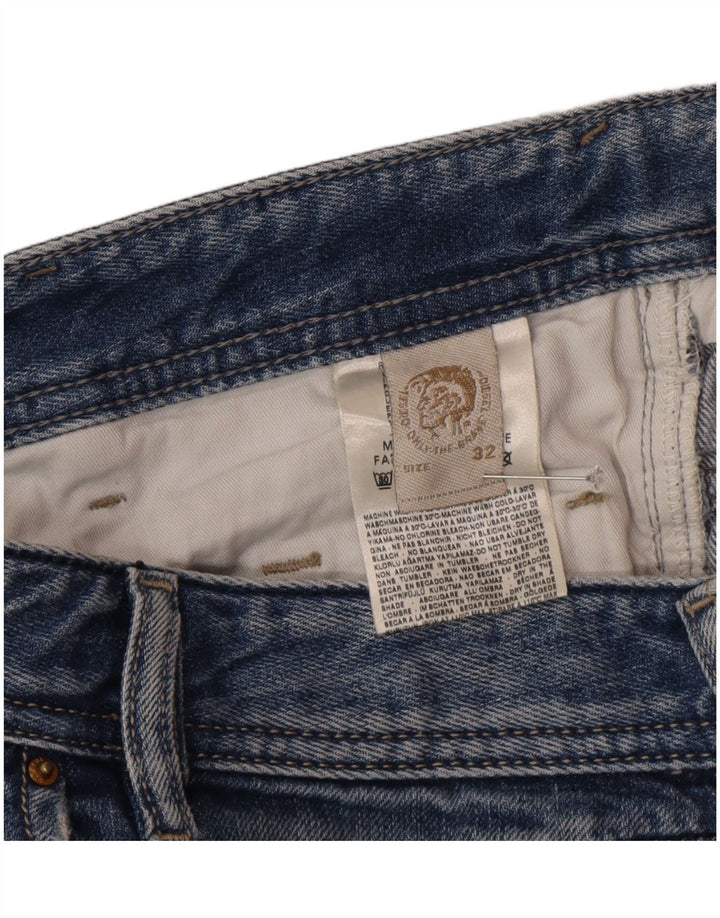 DIESEL Herre Slim Jeans W32 L32 Blå Bomuld