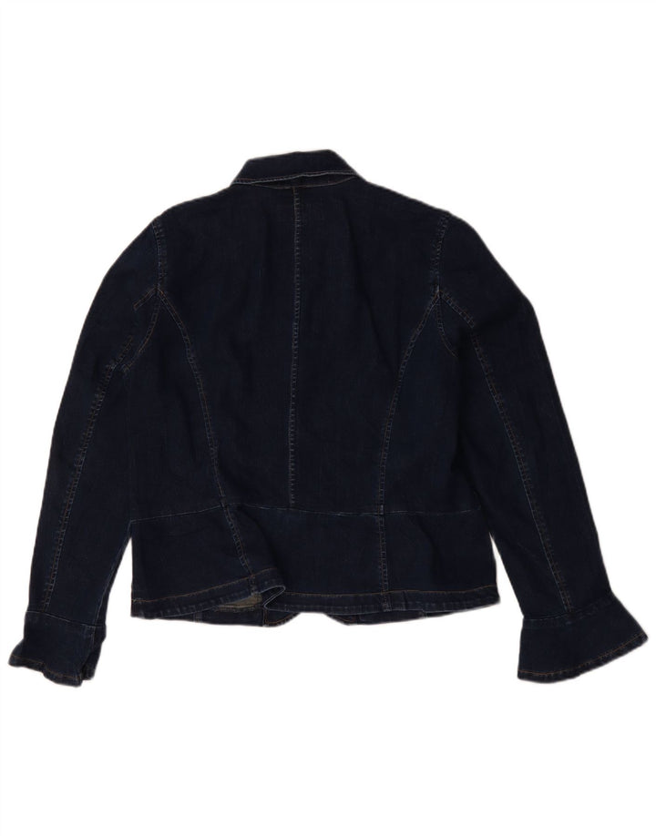 Ralph Lauren Dame denimjakke US 14 XL Marineblå Bomuld