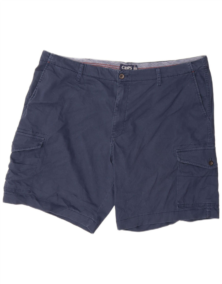 CHAPS Herre Cargo Shorts W44 2XL Marineblå Bomuld