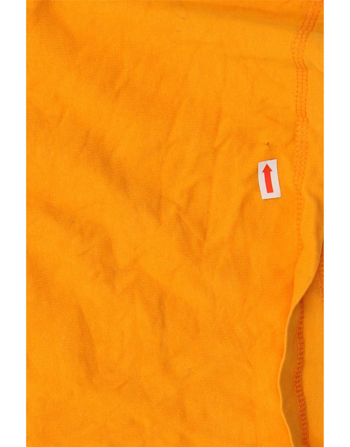 NIKE Herre T-Shirt Top UK 39/41 Medium Orange
