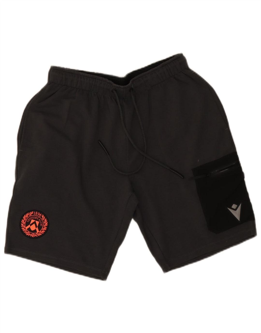 Macron Herre Udinese Calcio Sportsshorts Medium Grå Bomuld