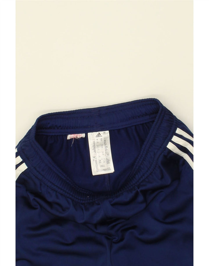 ADIDAS Boys Tracksuit Trousers 11-12 Years  Navy Blue Polyester Vintage Adidas and Second-Hand Adidas from Messina Hembry 