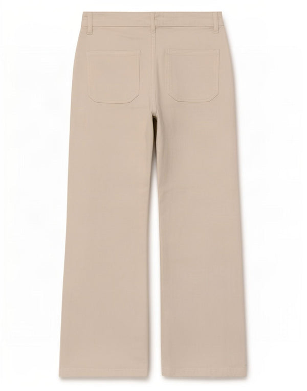 Zara Womens Crop Straight Jeans EU 38 Small W28 L25 White