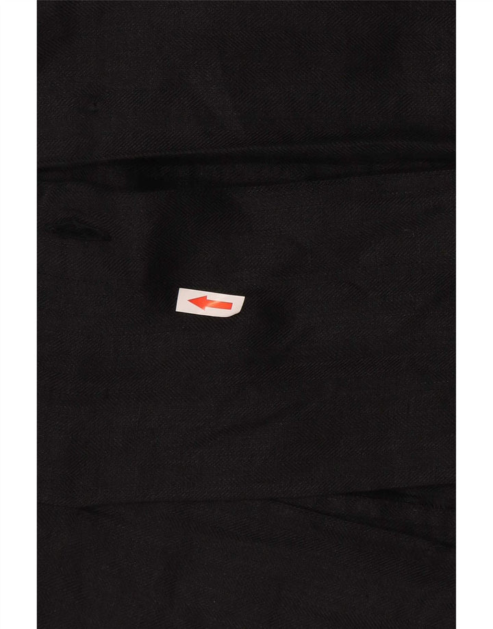 Vintage ærmeløs skjortekjole til kvinder IT 42 Medium sort sildeben