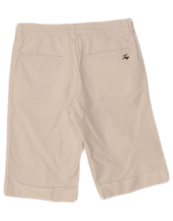 Fay Girls Chino Shorts 9-10 år W28 Hvidstribet