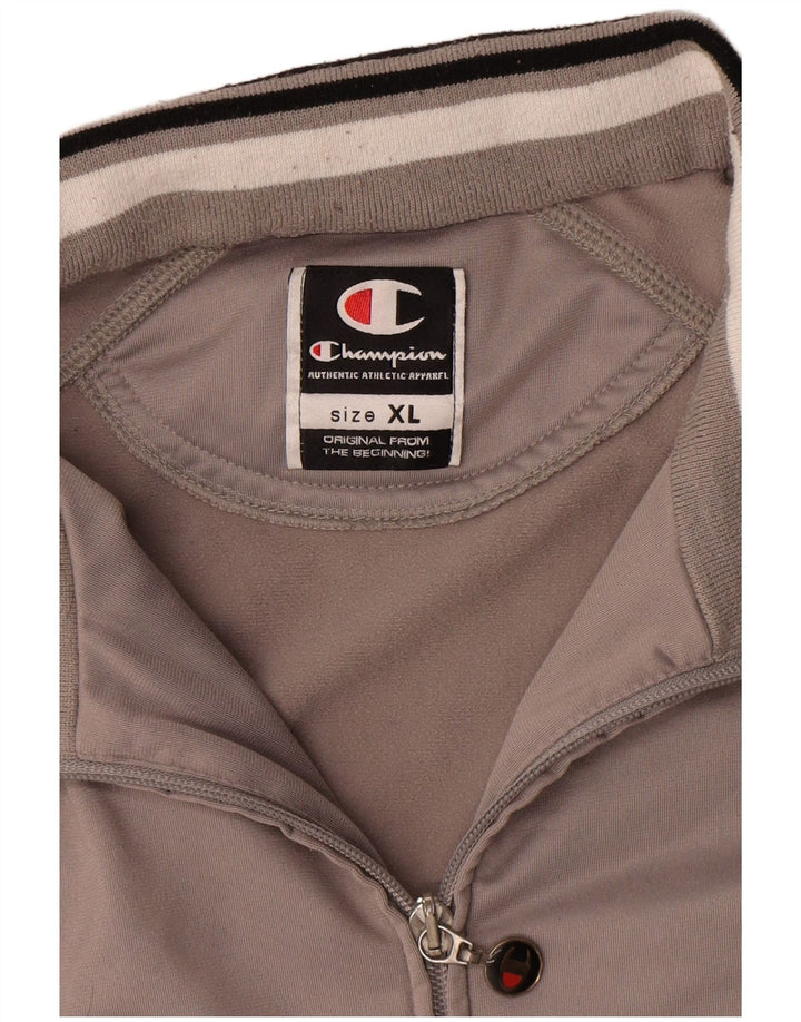 Champion Træningsdragt til mænd Topjakke XL Grå Colourblock Polyester