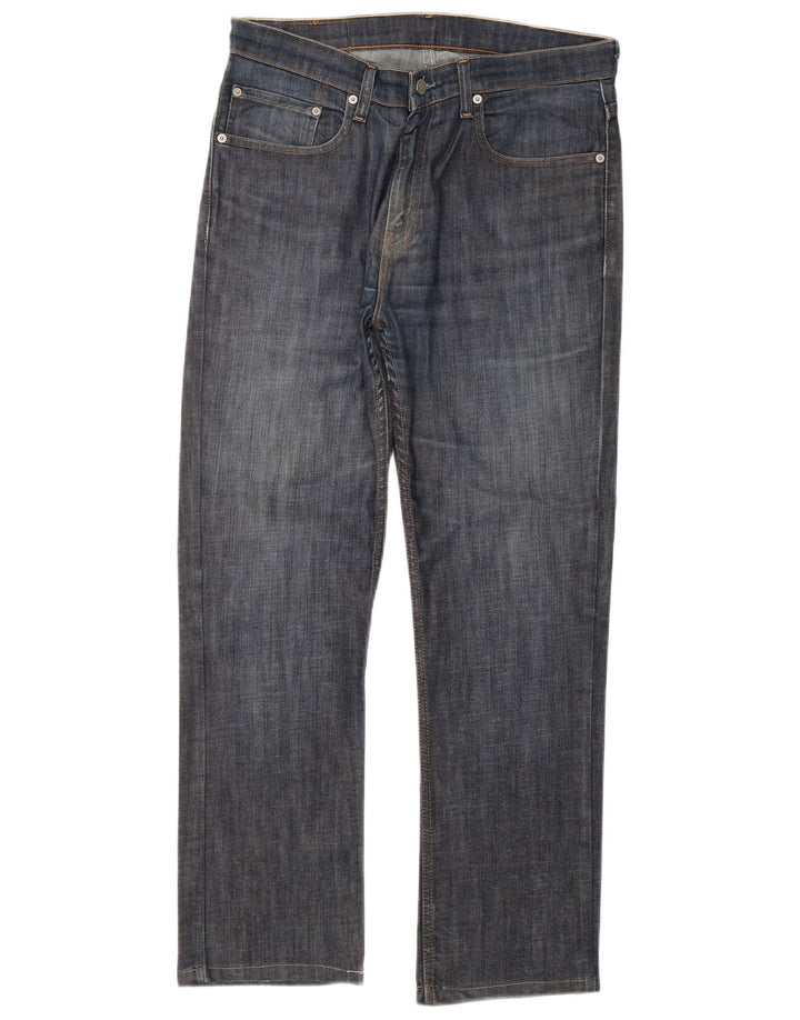 Levi's Straight Jeans til mænd W34 L34 Marineblå bomuld
