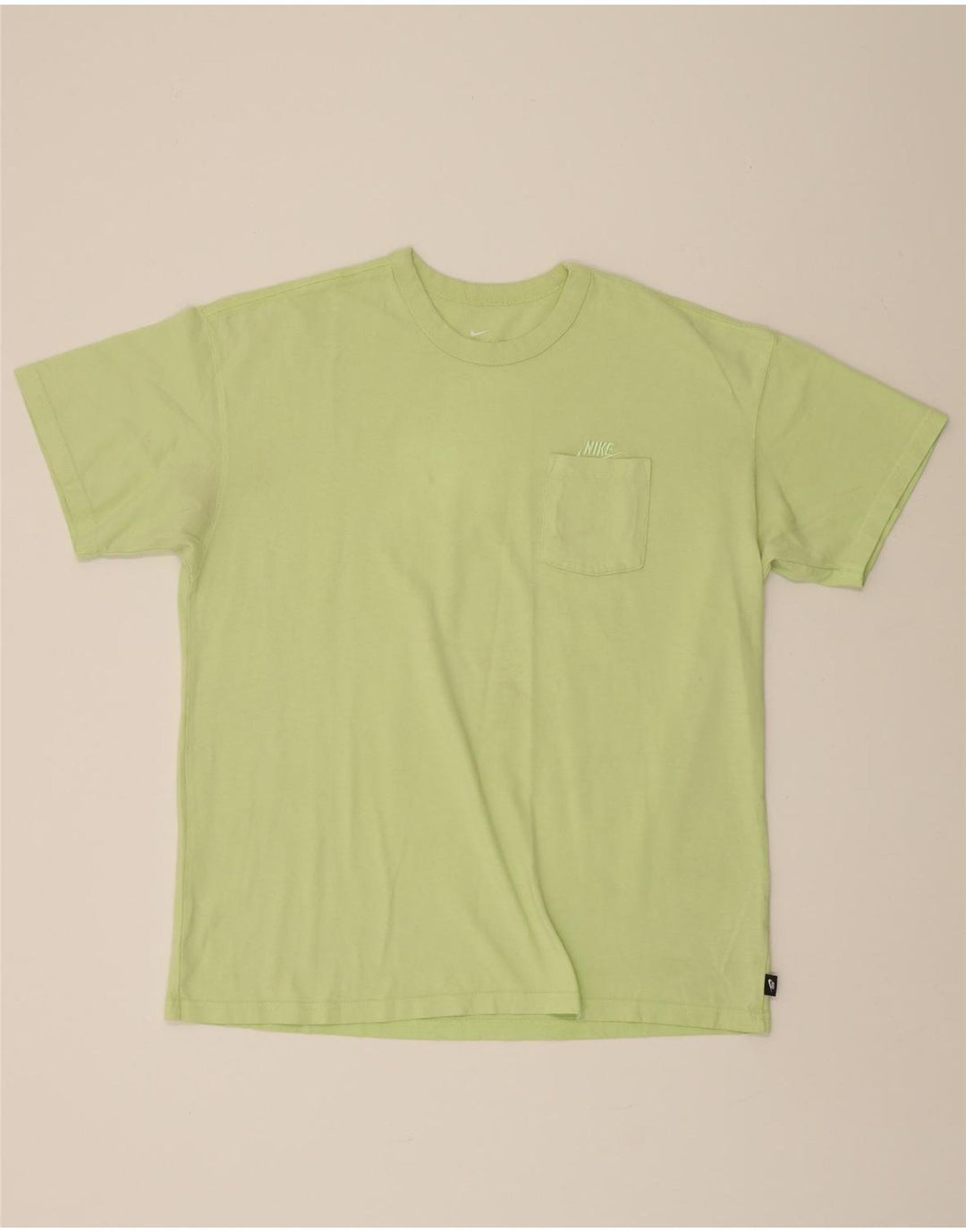 NIKE Mens T-Shirt Top Large Green Cotton Vintage Nike and Second-Hand Nike from Messina Hembry 