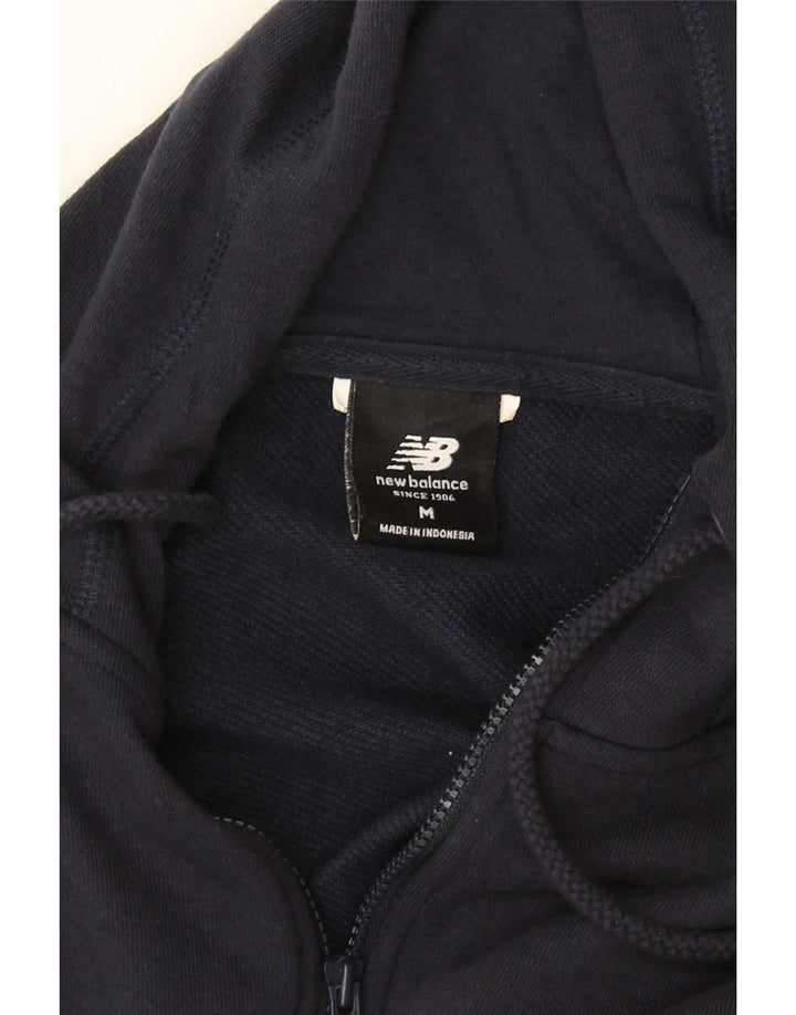 New Balance Hættetrøje med lynlås til mænd Medium Marineblå