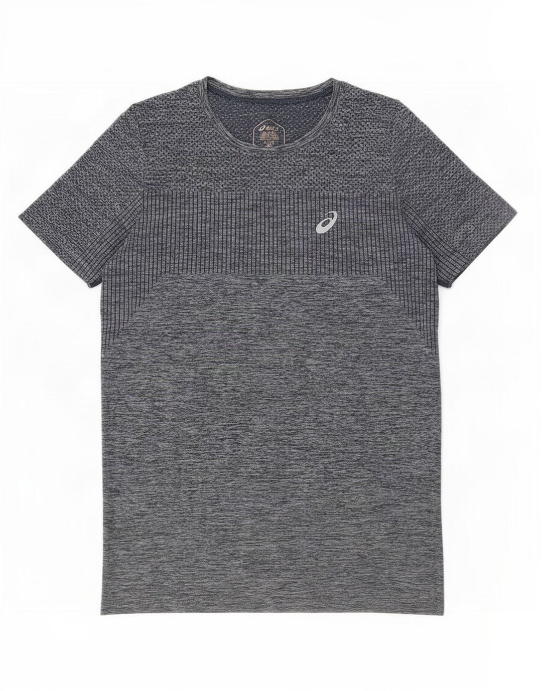 Asics Herre T-Shirt Top Medium Navy Blue Flecked