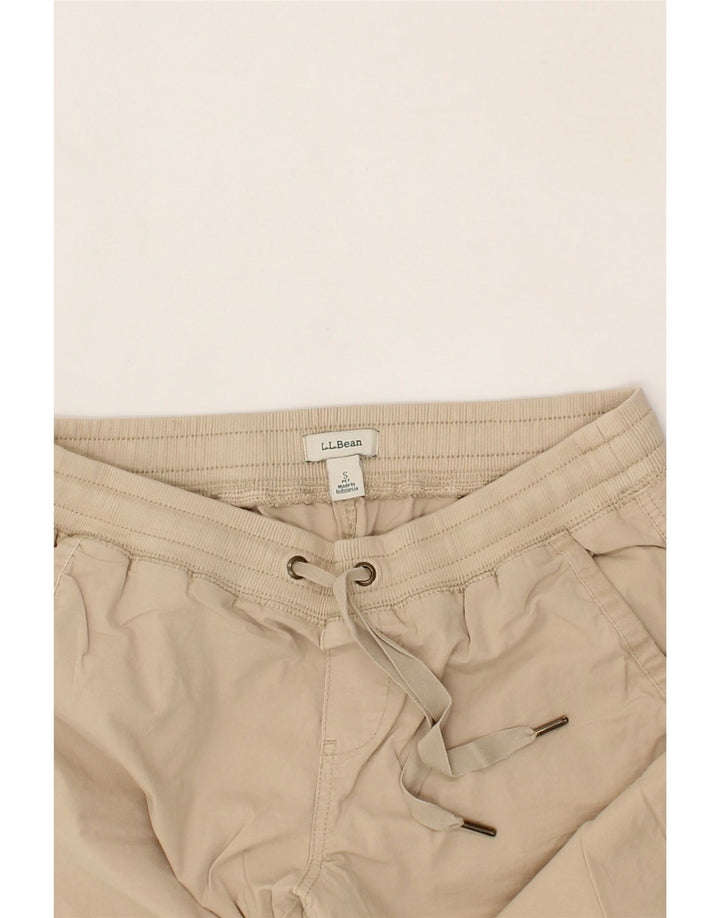 L.L.BEAN Womens Slim Cargo Trousers Small W30 L28 Beige Cotton Vintage L.L.Bean and Second-Hand L.L.Bean from Messina Hembry 