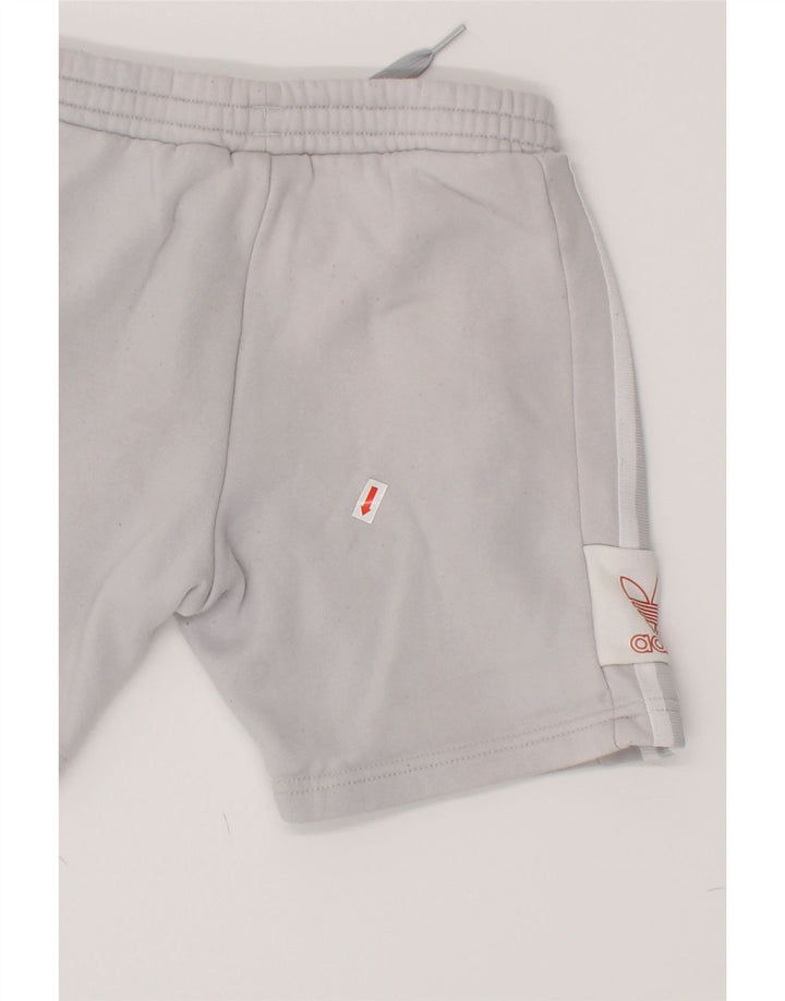 ADIDAS Boys Sport Shorts 7-8 Years Grey Cotton Vintage Adidas and Second-Hand Adidas from Messina Hembry 