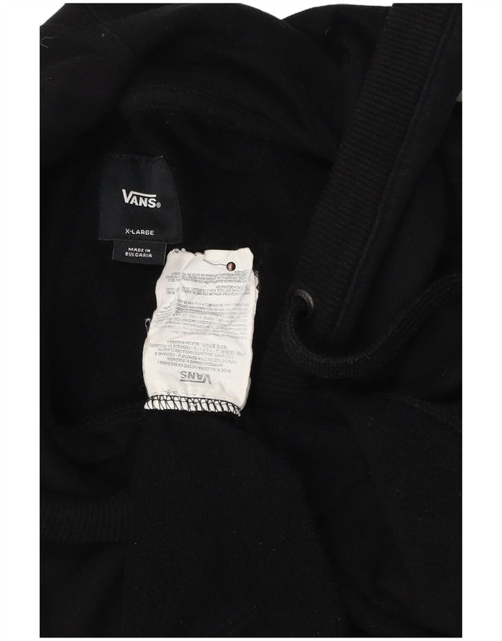 VANS Grafisk hættetrøje til mænd XL Sort bomuld