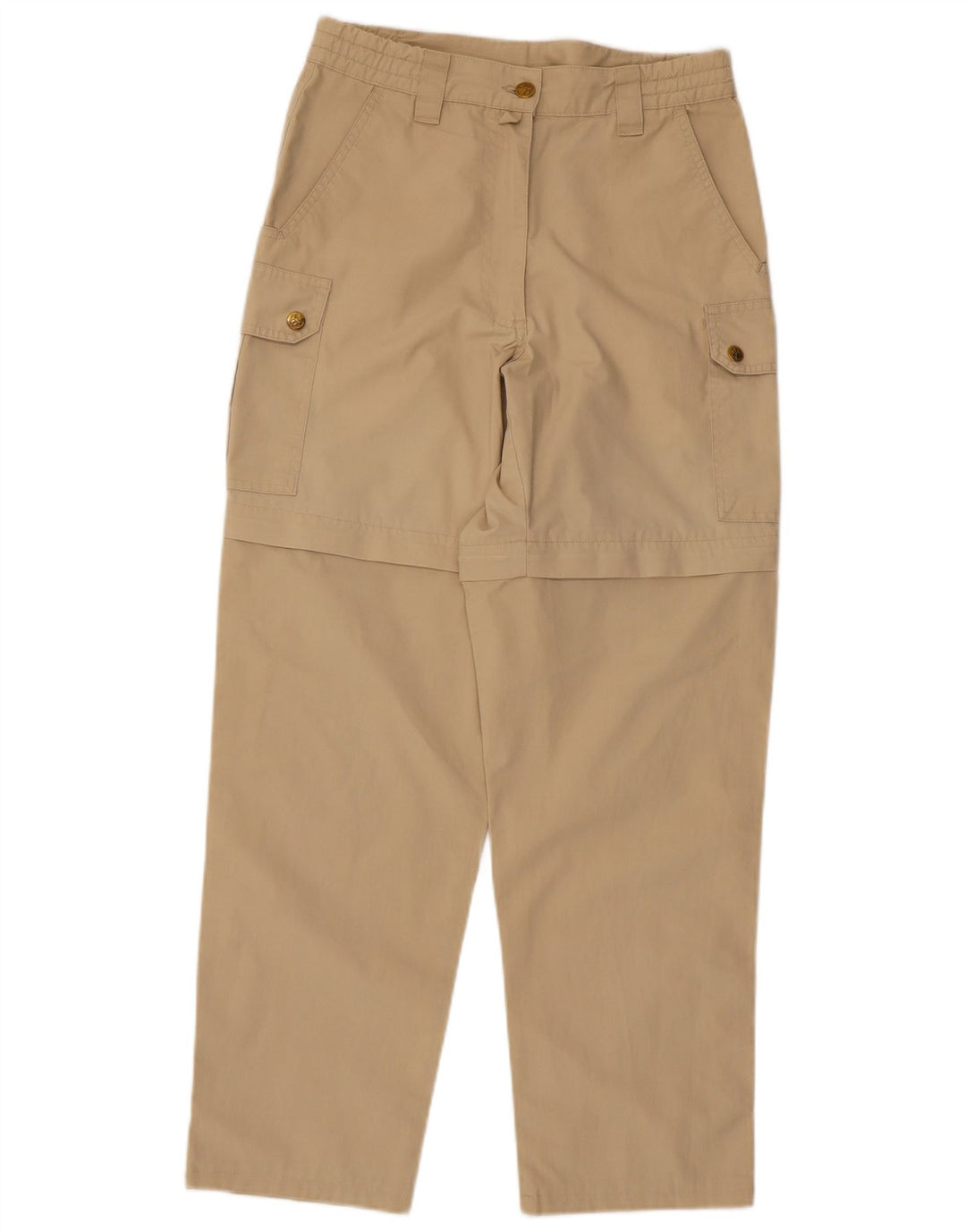 Jack Wolfskin Dame Straight Cargo Bukser W27 L28 Beige Polyester