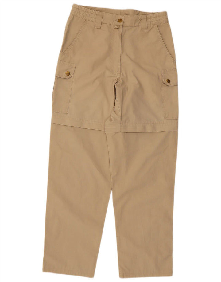 Jack Wolfskin Dame Straight Cargo Bukser W27 L28 Beige Polyester