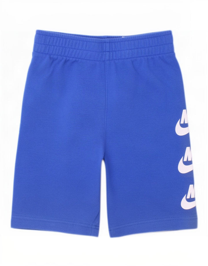 Nike drenge grafiske sportsshorts 6-7 år store blå bomuld