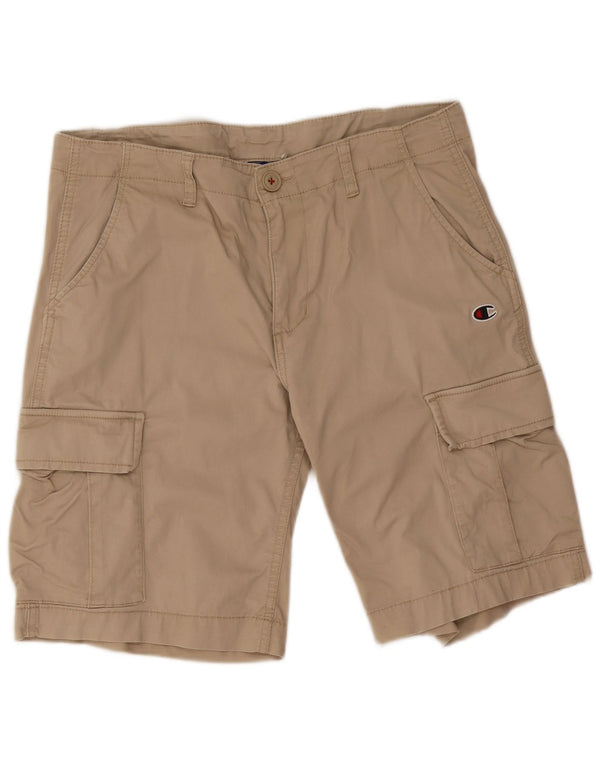 Champion Herre Cargo Shorts Medium W32 Beige Bomuld