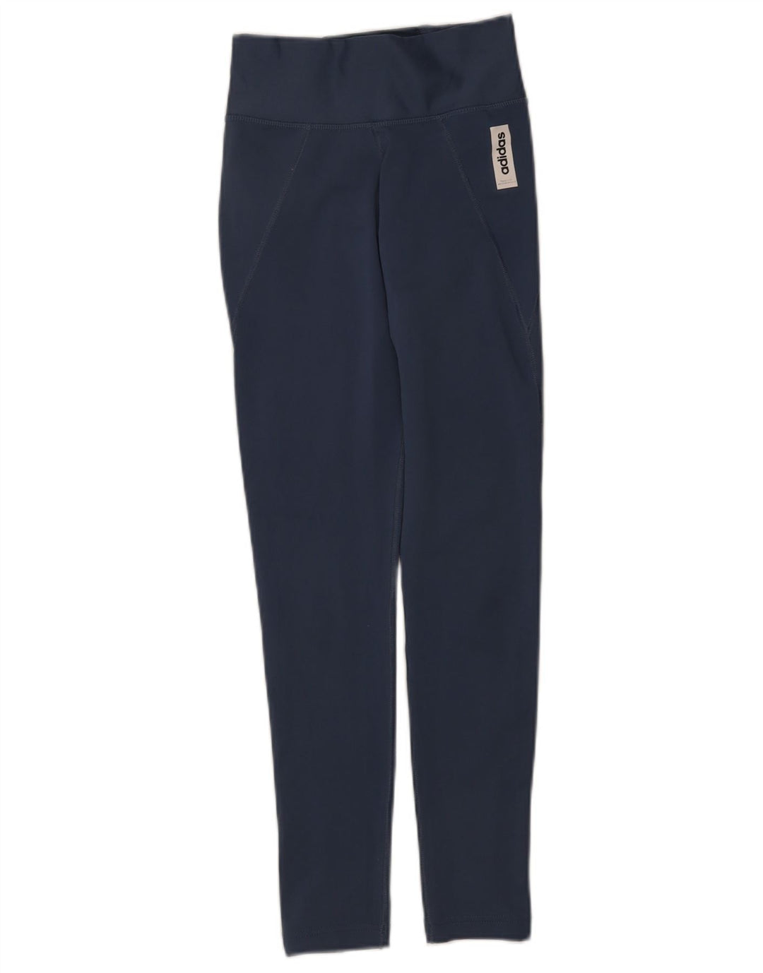 Adidas Womens Climalite Leggings UK 4/6 XS Blue Polyester