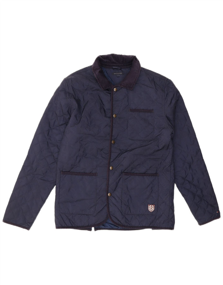 Tommy Hilfiger drenge vatteret jakke 15-16 år marineblå
