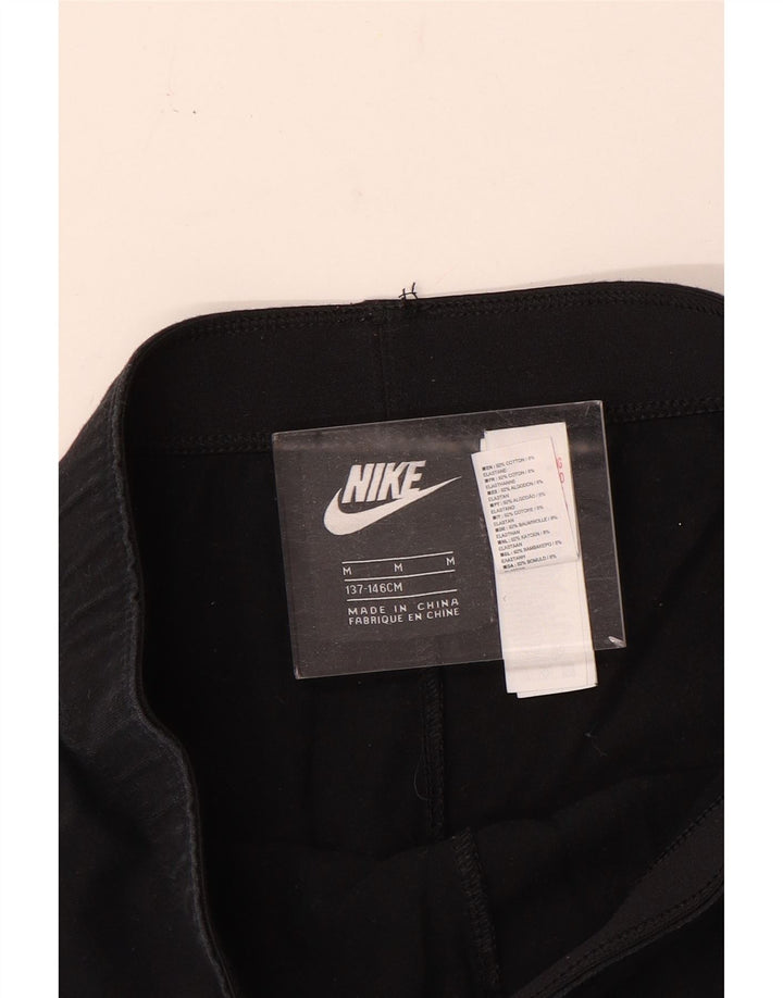 Nike piger grafiske leggings 10-11 år medium sort bomuld