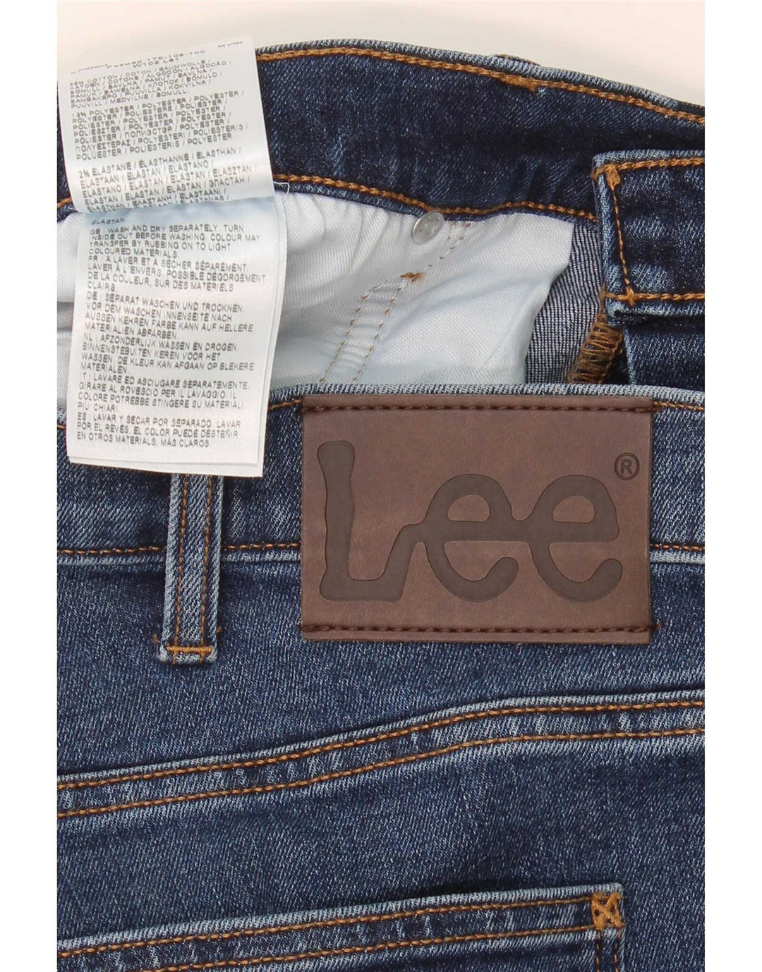 Lee Herre Denver Bootcut Jeans W40 L32 Blå Bomuld
