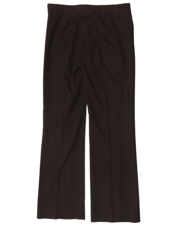 Zara Lige Casual Bukser til kvinder Large W32 L33 Sort Polyester