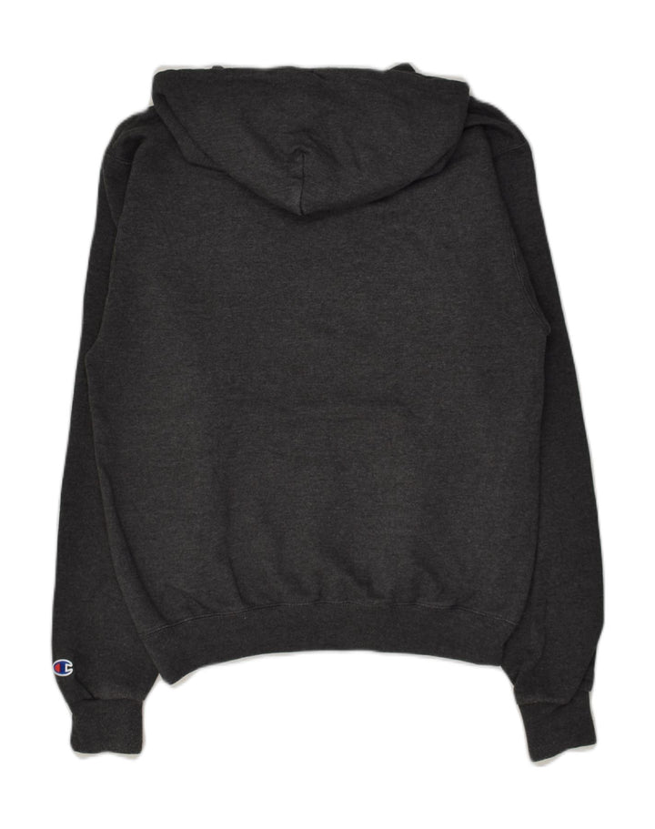 CHAMPION Mens Graphic Hoodie Jumper Small Grey Cotton Vintage Champion and Second-Hand Champion from Messina Hembry 