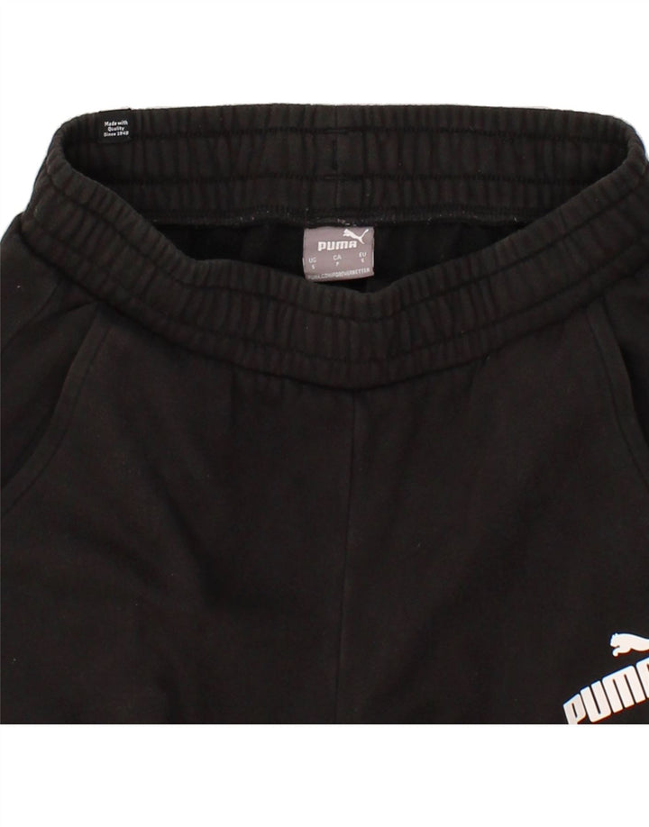 PUMA Mens Tracksuit Trousers Joggers Small Black Cotton Vintage Puma and Second-Hand Puma from Messina Hembry 