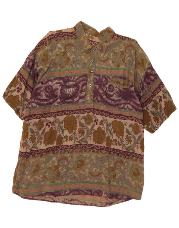 Tobia System Herre Pullover Shirt IT 54 XL Flerfarvet Paisley