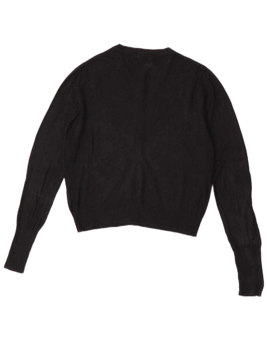 Marks & Spencer Dame Oversized Cardigan Sweater UK 10 Small Black