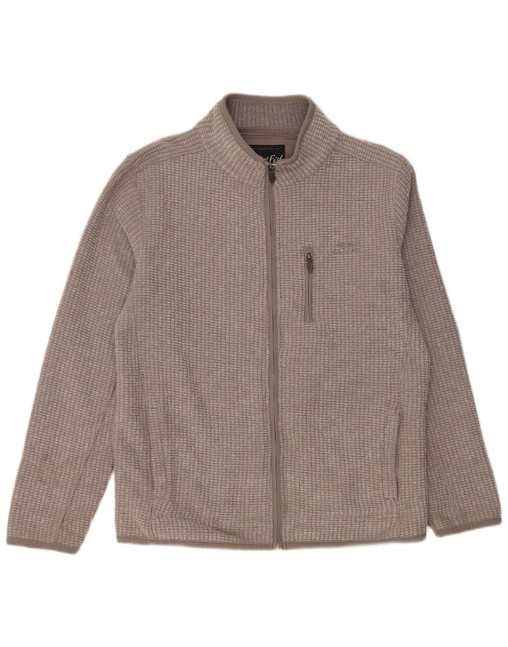 WEIRD FISH Fleecejakke til mænd UK 40 Large Grå Polyester