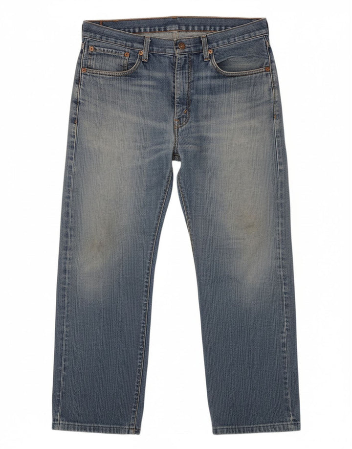 LEVI'S Mens 751 Straight Jeans W33 L27 Blue Cotton