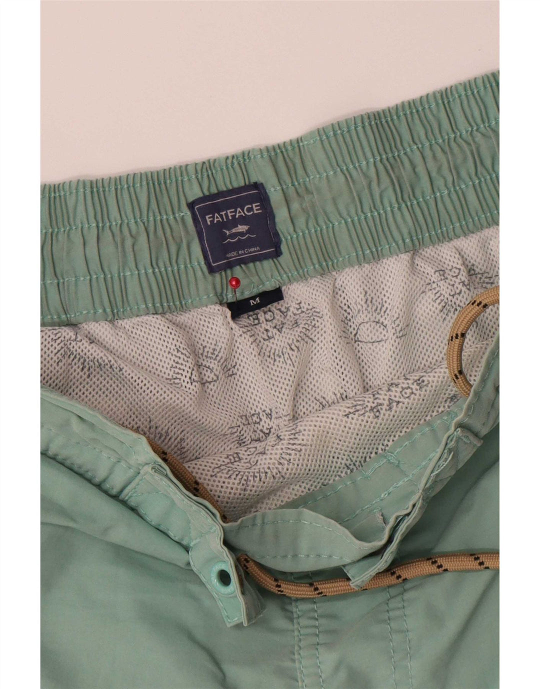 Fat Face Herre svømmeshorts Medium Grøn Bomuld